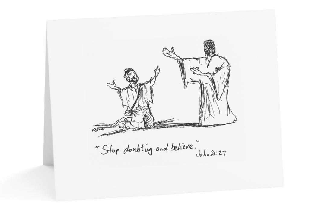 Notecard - Stop Doubting